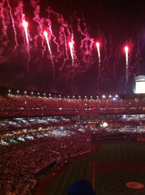 Baseball Fireworks