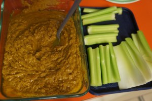 Celery was eaten as a snack all week with Mark Bittman's peanut sauce. 