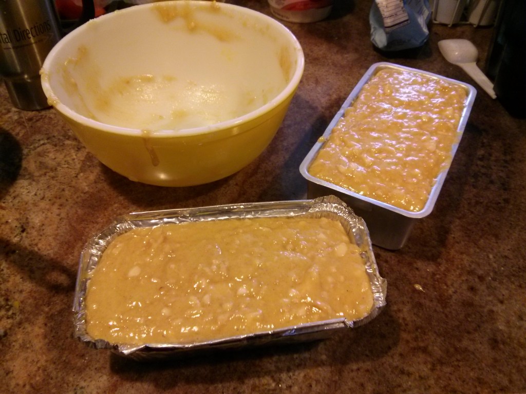 Apple butter in pans- DONT fill this high!