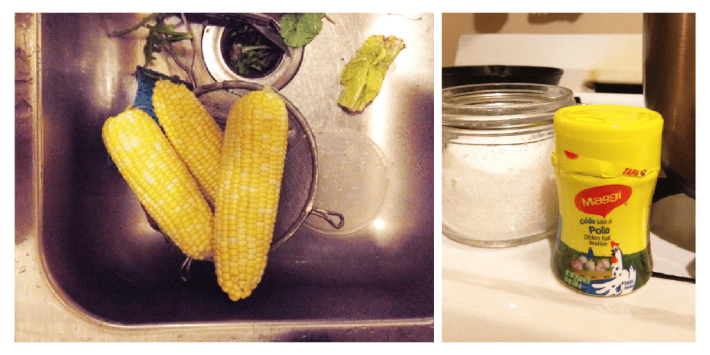 Corn Soup Ingredients