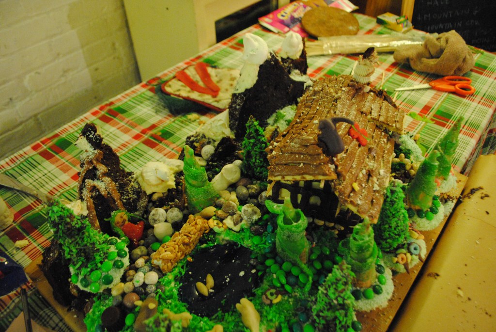 Alpine Meadow Christmas Cake