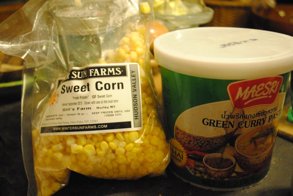 We love our curries and corn!