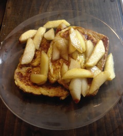 6 Apple maple french toast